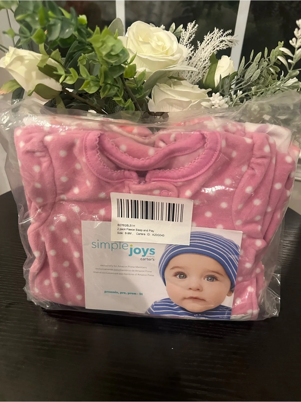 Carter's Infant Girls 2 pack Fleece Pajamas